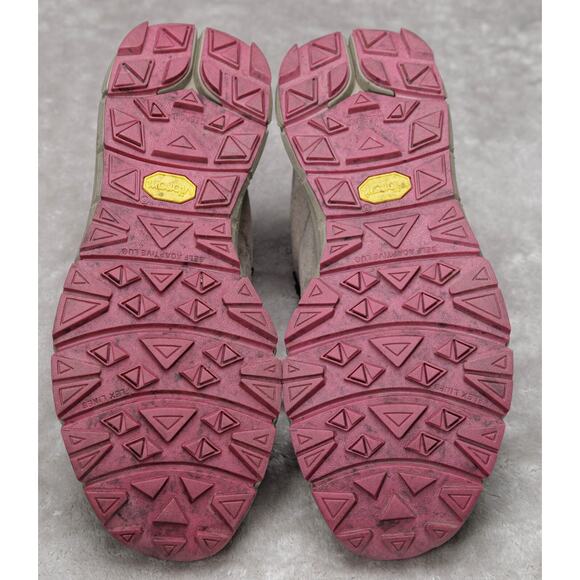 Danner Dry Mountain 600 Low Outdoor Hiking Shoes Gray Suede Plum Womens Size 7.5 - Picture 6 of 16